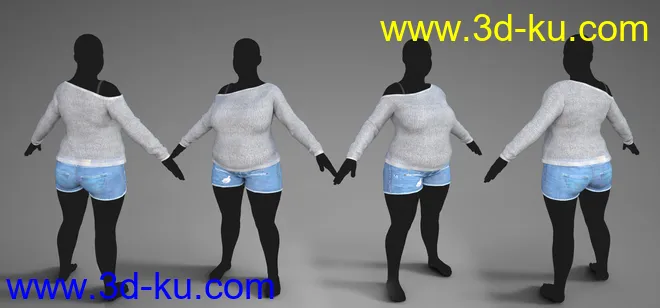 FG Modern Style Clothing模型的图片4