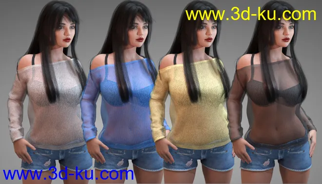 FG Modern Style Clothing模型的图片5