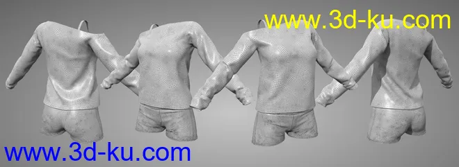 FG Modern Style Clothing模型的图片6