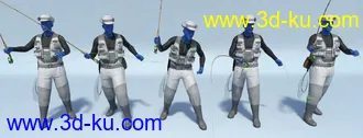 3D打印模型Fly Fishing Poses for Genesis 8 Males的图片