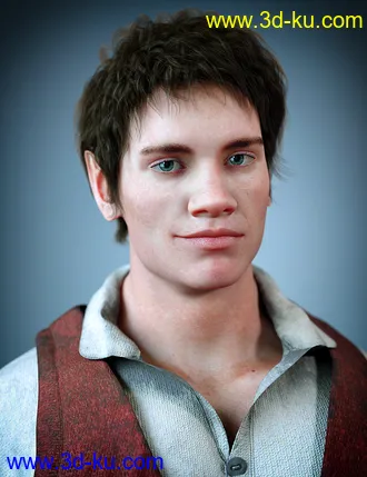 3D打印模型Folco The Halfling HD for Genesis 8 Male的图片