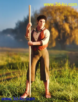 3D打印模型Folco The Halfling HD for Genesis 8 Male的图片