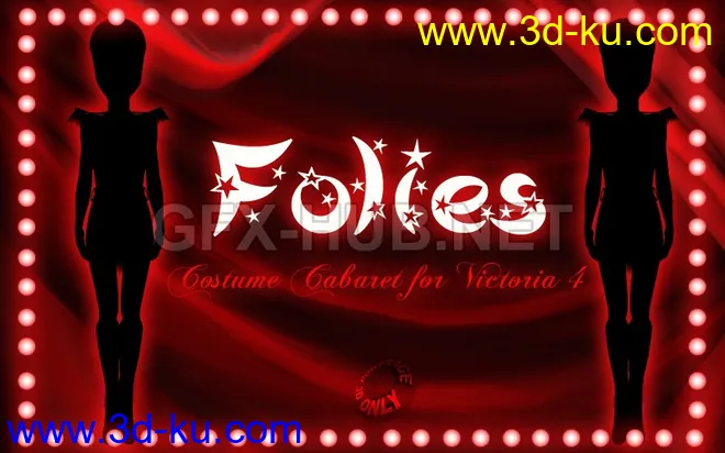 Folies Costume cabaret for V4模型的图片1