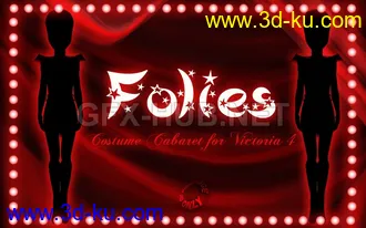 3D打印模型Folies Costume cabaret for V4的图片