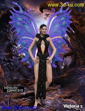 3D打印模型Fractal Fairy Wings的图片