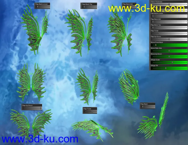 Fractal Fairy Wings模型的图片4