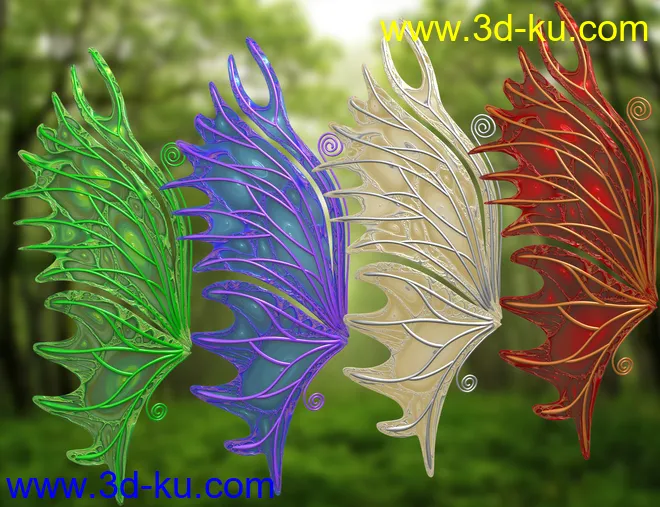 Fractal Fairy Wings模型的图片5