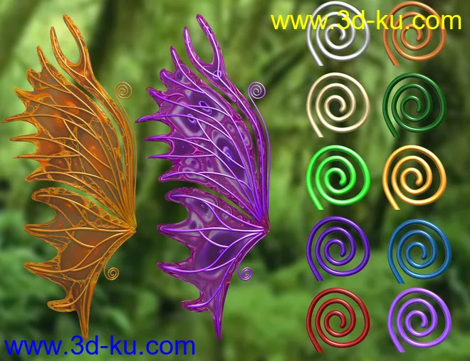Fractal Fairy Wings模型的图片7