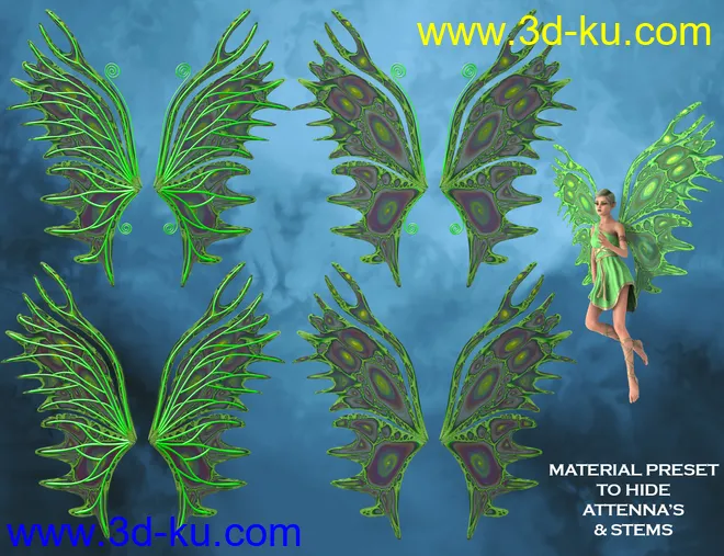 Fractal Fairy Wings模型的图片8