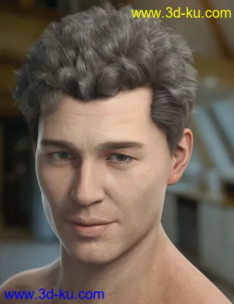 3D打印模型Frankie Hair for Genesis 8的图片