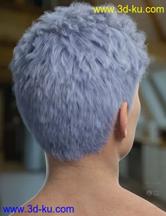 3D打印模型Frankie Hair for Genesis 8的图片