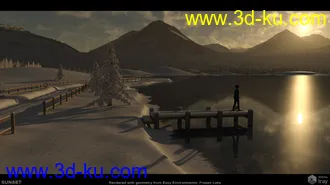 3D打印模型Frozen Lake Skyspheres-HDRIs的图片