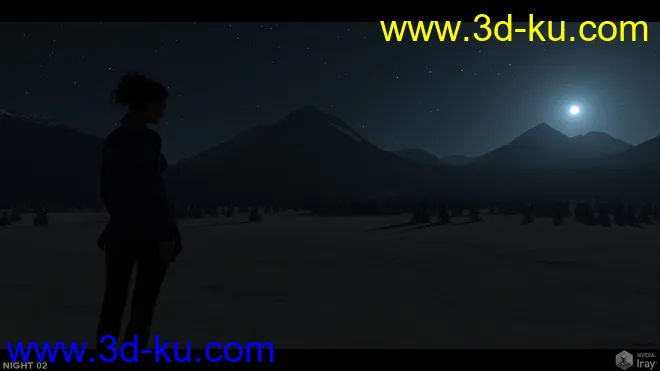 Frozen Lake Skyspheres-HDRIs模型的图片6
