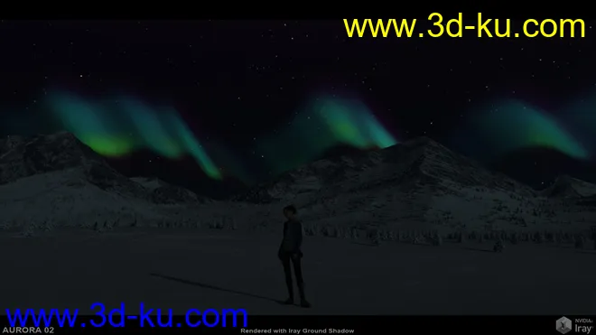 Frozen Lake Skyspheres-HDRIs模型的图片8