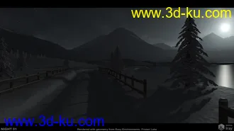 3D打印模型Frozen Lake Skyspheres-HDRIs的图片