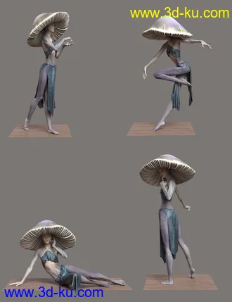 3D打印模型Fun Gi Poses for Vaispora的图片