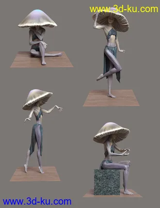 3D打印模型Fun Gi Poses for Vaispora的图片