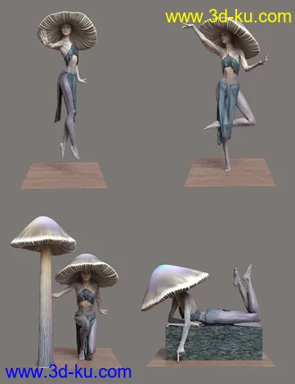 3D打印模型Fun Gi Poses for Vaispora的图片