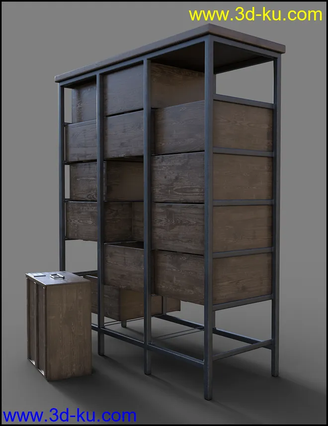 Furniture Collection - Apothecary Drawers模型的图片5