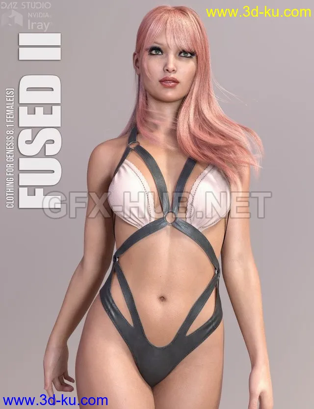 Fused II for Genesis 8.1 Females模型的图片1