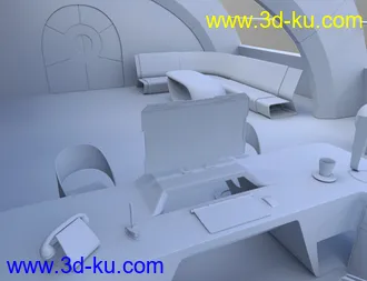 3D打印模型Futuristic Executive Office的图片