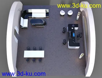 3D打印模型Futuristic Executive Office的图片