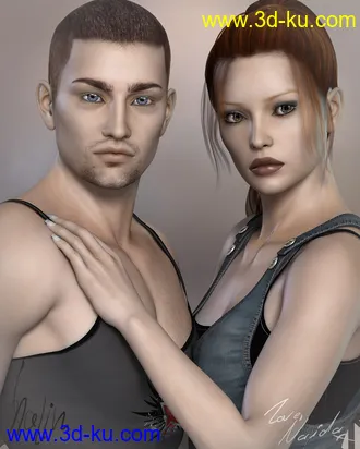3D打印模型FW Naida and Nalin的图片