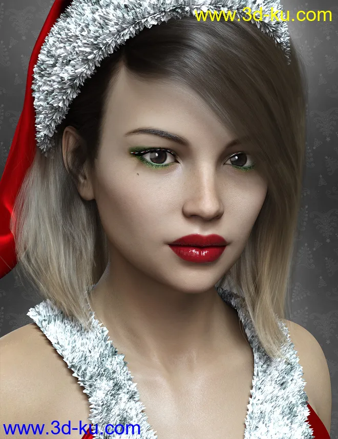 FWSA Noelle HD for Genesis 8 Female模型的图片5