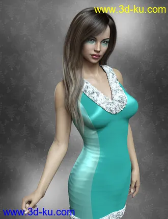 3D打印模型FWSA Noelle HD for Genesis 8 Female的图片