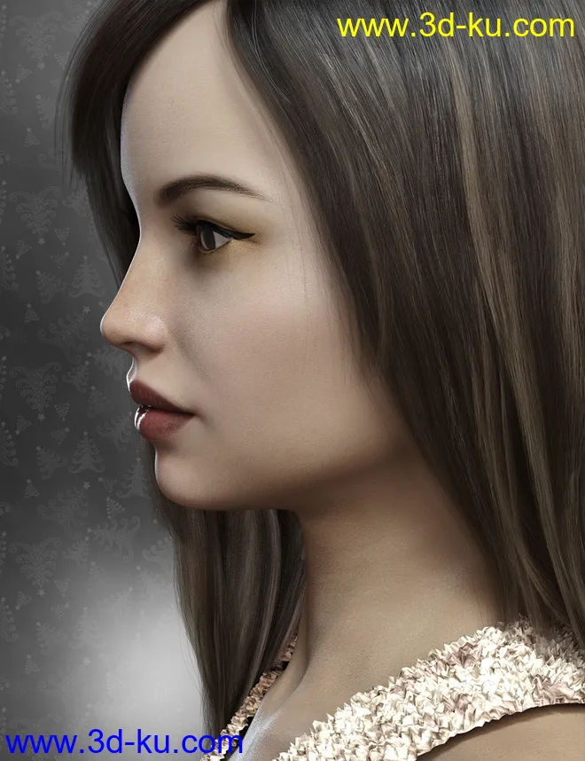 FWSA Noelle HD for Genesis 8 Female模型的图片8