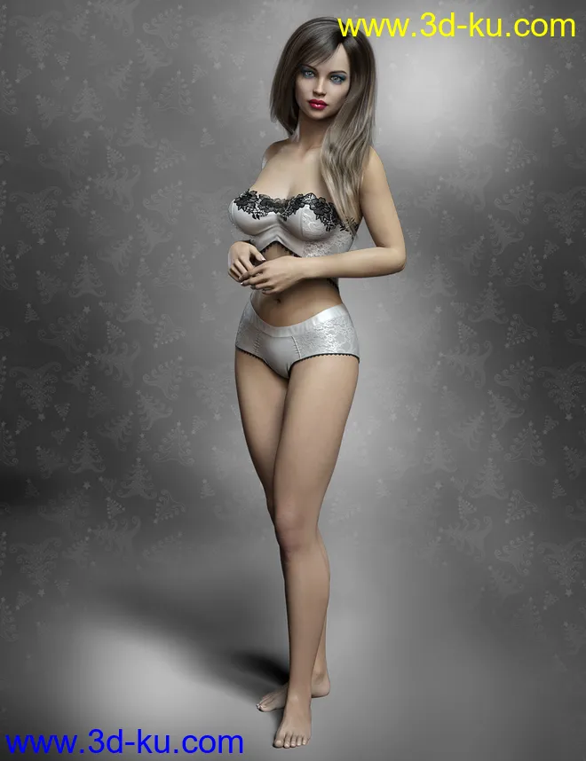 FWSA Noelle HD for Genesis 8 Female模型的图片9