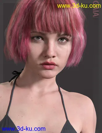 3D打印模型Gaia HD with HD Expression for Genesis 8.1 Female的图片