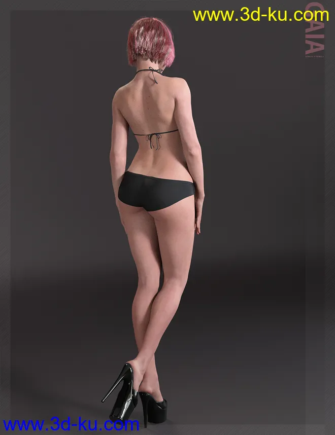 Gaia HD with HD Expression for Genesis 8.1 Female模型的图片3