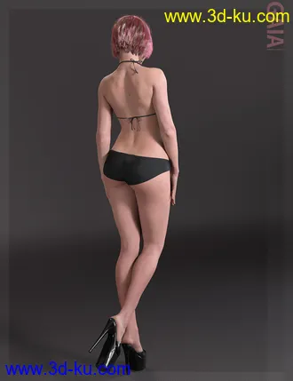 3D打印模型Gaia HD with HD Expression for Genesis 8.1 Female的图片