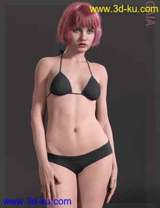 3D打印模型Gaia HD with HD Expression for Genesis 8.1 Female的图片