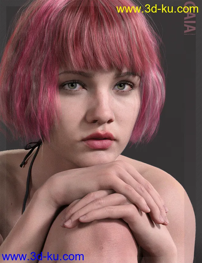 Gaia HD with HD Expression for Genesis 8.1 Female模型的图片7