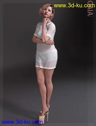 3D打印模型Gaia HD with HD Expression for Genesis 8.1 Female的图片