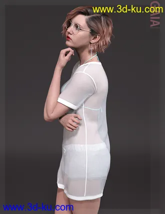 3D打印模型Gaia HD with HD Expression for Genesis 8.1 Female的图片