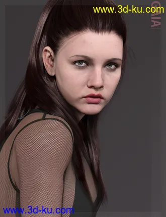 3D打印模型Gaia HD with HD Expression for Genesis 8.1 Female的图片