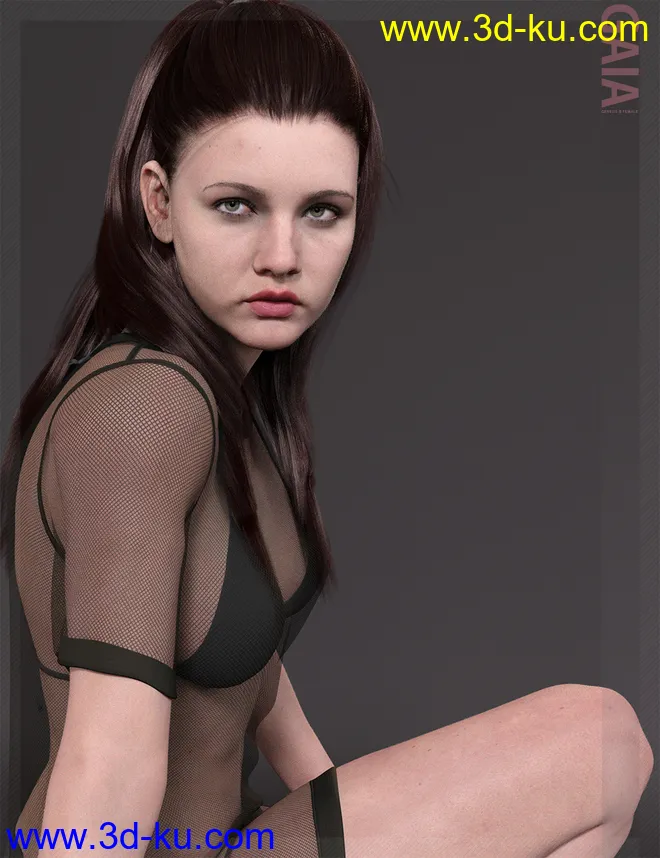 Gaia HD with HD Expression for Genesis 8.1 Female模型的图片17