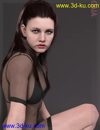 3D打印模型Gaia HD with HD Expression for Genesis 8.1 Female的图片