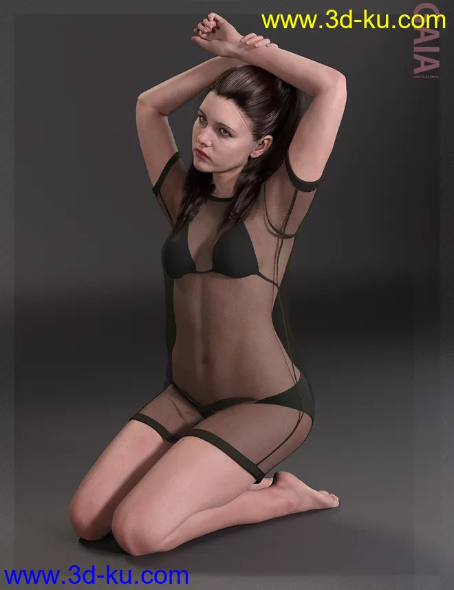 Gaia HD with HD Expression for Genesis 8.1 Female模型的图片19