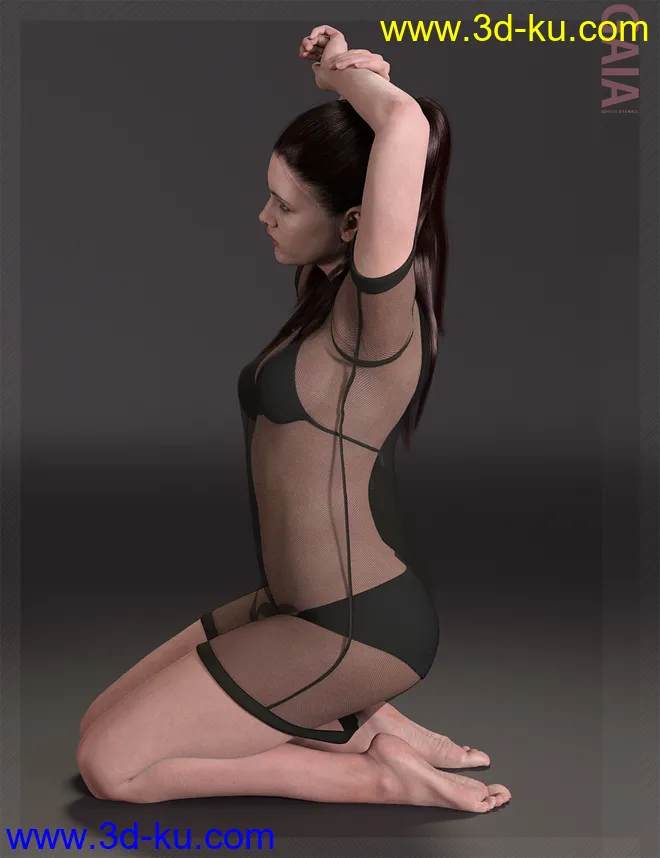 Gaia HD with HD Expression for Genesis 8.1 Female模型的图片20