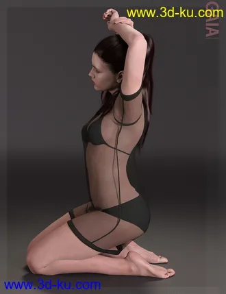 3D打印模型Gaia HD with HD Expression for Genesis 8.1 Female的图片
