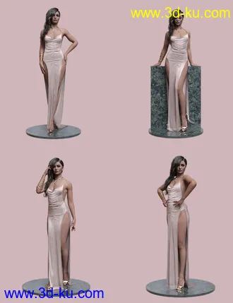 3D打印模型Gala Poses for Genesis Female 8.1的图片