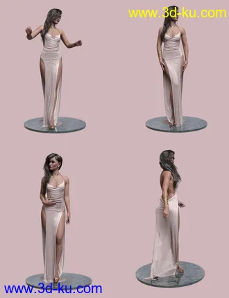 3D打印模型Gala Poses for Genesis Female 8.1的图片