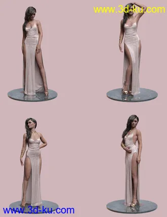 3D打印模型Gala Poses for Genesis Female 8.1的图片