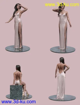 3D打印模型Gala Poses for Genesis Female 8.1的图片