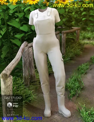 3D打印模型Garden Outfit for Genesis 3 Female(s)的图片