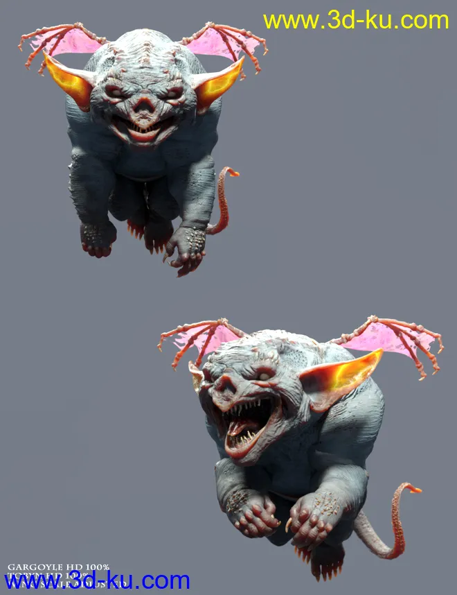 Gargoyle HD for Genesis 8 Males模型的图片4